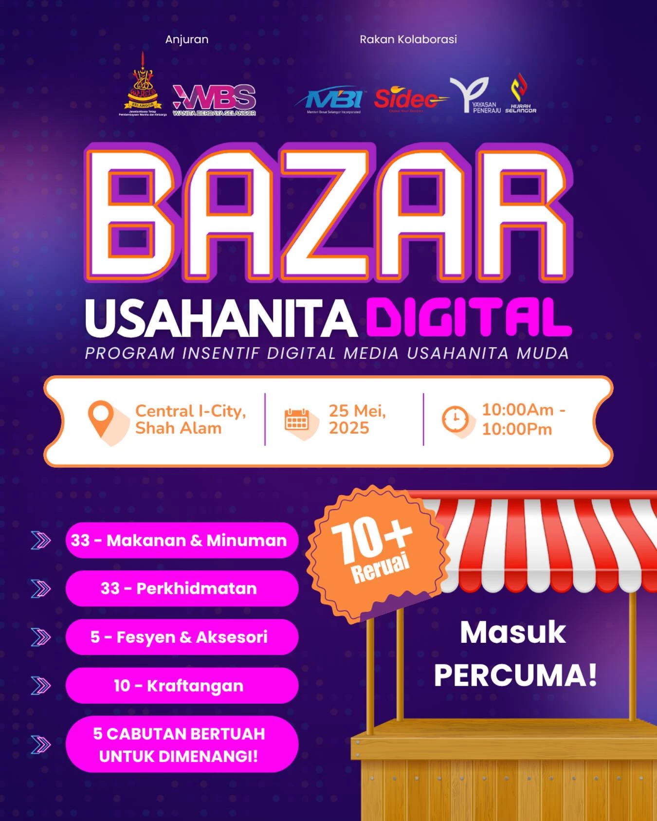 JUMPA SAYA DI BOOTH UD49